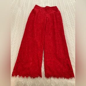 J. Crew women’s red pants.